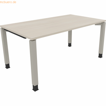 4003969077300 - Schreibtisch All in One 810032672 höhenverstellbar 68-82cm (H) rechteckig akazie hell silberaluminium 4003969077300 Soennec 4003969077300 - Schreibtisch All in One 810032672 höhenverstellbar 68-82cm (H) rechteckig akazie hell silberaluminium 4003969077300 Soennec