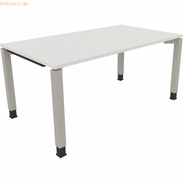 4003969077317 - Schreibtisch All in One 810032601 höhenverstellbar 68-82cm (H) rechteckig diamant weiß silberaluminium 4003969077317 Soenne 4003969077317 - Schreibtisch All in One 810032601 höhenverstellbar 68-82cm (H) rechteckig diamant weiß silberaluminium 4003969077317 Soenne