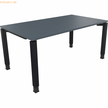 4003969077386 - Schreibtisch All in One 810032582 höhenverstellbar 68-82cm (H) rechteckig lavagrau   anthrazit metallic 4003969077386 Soennec