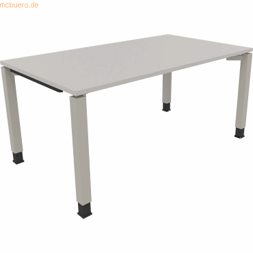 4003969077416 - Schreibtisch All in One 810032681 höhenverstellbar 68-82cm (H) rechteckig lichtgrau silberaluminium 4003969077416 Soennecke 4003969077416 - Schreibtisch All in One 810032681 höhenverstellbar 68-82cm (H) rechteckig lichtgrau silberaluminium 4003969077416 Soennecke