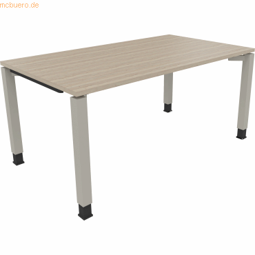 4003969077447 - Schreibtisch All in One 810032671 höhenverstellbar 68-82cm (H) rechteckig eiche natur silberaluminium 4003969077447 Soennec 4003969077447 - Schreibtisch All in One 810032671 höhenverstellbar 68-82cm (H) rechteckig eiche natur silberaluminium 4003969077447 Soennec