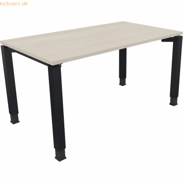 4003969077478 - Schreibtisch All in One 810031072 höhenverstellbar 68-82cm (H) rechteckig akazie hell anthrazitmetallic 4003969077478 Soenn 4003969077478 - Schreibtisch All in One 810031072 höhenverstellbar 68-82cm (H) rechteckig akazie hell anthrazitmetallic 4003969077478 Soenn