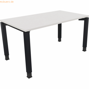 4003969077621 - Schreibtisch All in One 810031001 höhenverstellbar 68-82cm (H) rechteckig diamantweiß anthrazitmetallic 4003969077621 Soenn 4003969077621 - Schreibtisch All in One 810031001 höhenverstellbar 68-82cm (H) rechteckig diamantweiß anthrazitmetallic 4003969077621 Soenn