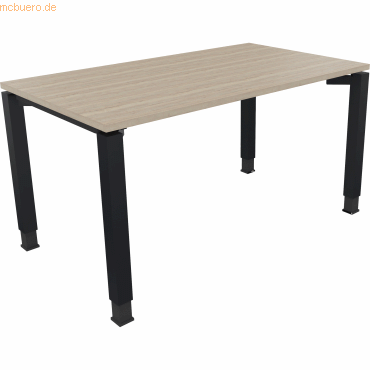 4003969077652 - Schreibtisch All in One 810031071 höhenverstellbar 68-82cm (H) rechteckig eiche natur anthrazitmetallic 4003969077652 Soenn 4003969077652 - Schreibtisch All in One 810031071 höhenverstellbar 68-82cm (H) rechteckig eiche natur anthrazitmetallic 4003969077652 Soenn