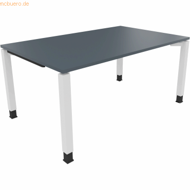4003969077744 - Schreibtisch All in One 810031882 manuell höhenverstellbar 68-82cm (H) 160x100cm (BxT) rechteckig lavagrau verkehrsweiß 4 4003969077744 - Schreibtisch All in One 810031882 manuell höhenverstellbar 68-82cm (H) 160x100cm (BxT) rechteckig lavagrau verkehrsweiß 4