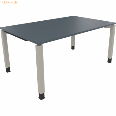 4003969077805 - Schreibtisch All in One 810031782 höhenverstellbar 68-82cm (H) rechteckig lavagrau silberaluminium 4003969077805 Soennecken 4003969077805 - Schreibtisch All in One 810031782 höhenverstellbar 68-82cm (H) rechteckig lavagrau silberaluminium 4003969077805 Soennecken