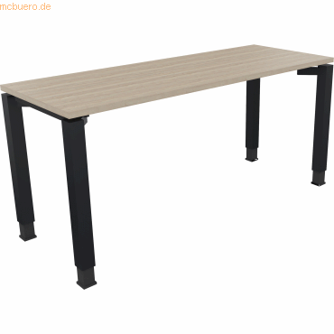 4003969077812 - Schreibtisch All in One 810031971 höhenverstellbar 68-82cm (H) rechteckig eiche natur anthrazit metallic 4003969077812 Soen 4003969077812 - Schreibtisch All in One 810031971 höhenverstellbar 68-82cm (H) rechteckig eiche natur anthrazit metallic 4003969077812 Soen
