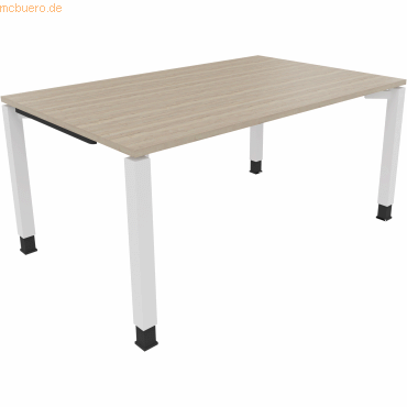 4003969077867 - Schreibtisch All in One 810031871 höhenverstellbar 68-82cm (H) rechteckig eiche natur verkehrsweiß 4003969077867 Soennecken 4003969077867 - Schreibtisch All in One 810031871 höhenverstellbar 68-82cm (H) rechteckig eiche natur verkehrsweiß 4003969077867 Soennecken