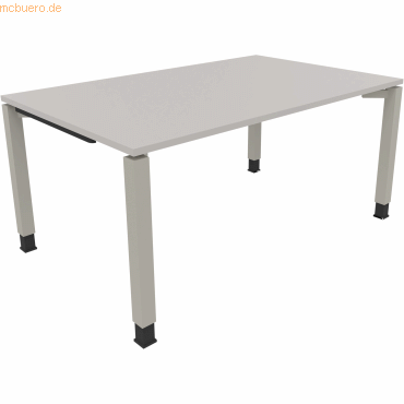 4003969077881 - Schreibtisch All in One 810031781 höhenverstellbar 68-82cm (H) rechteckig lichtgrau silberaluminium 4003969077881 Soennecke 4003969077881 - Schreibtisch All in One 810031781 höhenverstellbar 68-82cm (H) rechteckig lichtgrau silberaluminium 4003969077881 Soennecke