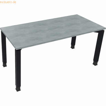 4003969077942 - Schreibtisch All in One 810032283 höhenverstellbar 68-82cm (H) rechteckig beton hell anthrazit metallic 4003969077942 Soenn 4003969077942 - Schreibtisch All in One 810032283 höhenverstellbar 68-82cm (H) rechteckig beton hell anthrazit metallic 4003969077942 Soenn