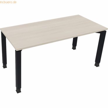 4003969078048 - Schreibtisch All in One 810032272 höhenverstellbar 68-82cm (H) rechteckig akazie hell anthrazit metallic 4003969078048 Soen 4003969078048 - Schreibtisch All in One 810032272 höhenverstellbar 68-82cm (H) rechteckig akazie hell anthrazit metallic 4003969078048 Soen