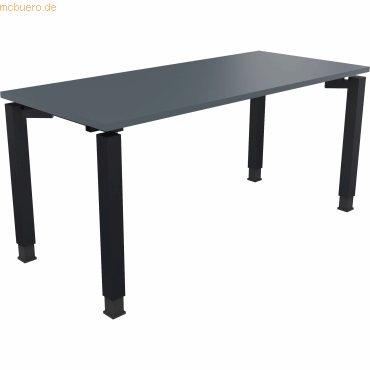 4003969078062 - Schreibtisch All in One 810032282 höhenverstellbar 68-82cm (H) rechteckig lavagrau anthrazit metallic 4003969078062 Soennec 4003969078062 - Schreibtisch All in One 810032282 höhenverstellbar 68-82cm (H) rechteckig lavagrau anthrazit metallic 4003969078062 Soennec