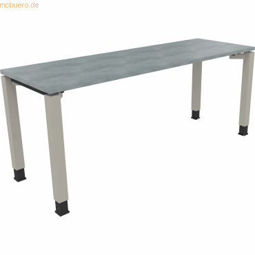 4003969078086 - Schreibtisch All in One 810033283 höhenverstellbar 68-82cm (H) rechteckig beton hell silberaluminium 4003969078086 Soenneck 4003969078086 - Schreibtisch All in One 810033283 höhenverstellbar 68-82cm (H) rechteckig beton hell silberaluminium 4003969078086 Soenneck
