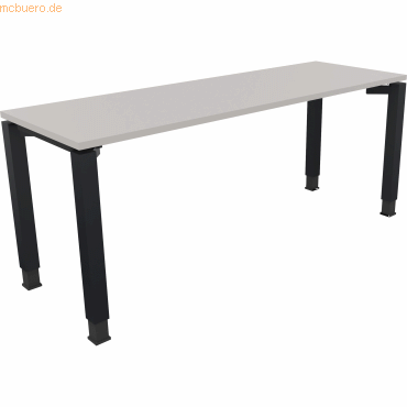4003969078109 - Schreibtisch All in One 810033181 höhenverstellbar 68-82cm (H) rechteckig lichtgrau anthrazitmetallic 4003969078109 Soennec 4003969078109 - Schreibtisch All in One 810033181 höhenverstellbar 68-82cm (H) rechteckig lichtgrau anthrazitmetallic 4003969078109 Soennec