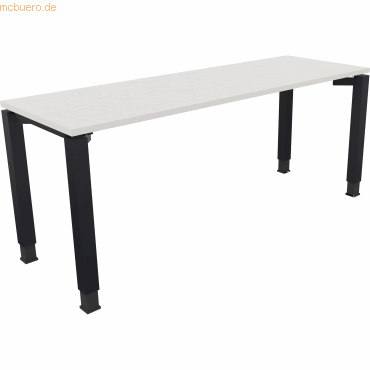 4003969078116 - Schreibtisch All in One 810033101 höhenverstellbar 68-82cm (H) rechteckig diamantweiß anthrazitmetallic 4003969078116 Soenn 4003969078116 - Schreibtisch All in One 810033101 höhenverstellbar 68-82cm (H) rechteckig diamantweiß anthrazitmetallic 4003969078116 Soenn