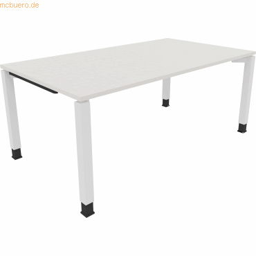 4003969078253 - Schreibtisch All in One 810033001 höhenverstellbar 68-82cm (H) rechteckig diamantweiß   verkehrsweiß 4003969078253 Soennecken