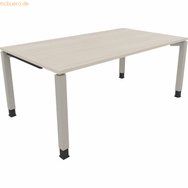 4003969078338 - Schreibtisch All in One 810032972 höhenverstellbar 68-82cm (H) rechteckig akazie hell silberaluminium 4003969078338 Soennec 4003969078338 - Schreibtisch All in One 810032972 höhenverstellbar 68-82cm (H) rechteckig akazie hell silberaluminium 4003969078338 Soennec