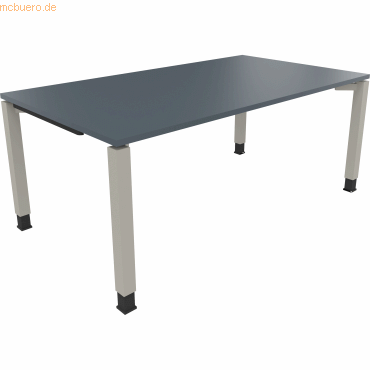 4003969078420 - Schreibtisch All in One 810032982 höhenverstellbar 68-82cm (H) rechteckig lavagrau silberaluminium 4003969078420 Soennecken 4003969078420 - Schreibtisch All in One 810032982 höhenverstellbar 68-82cm (H) rechteckig lavagrau silberaluminium 4003969078420 Soennecken