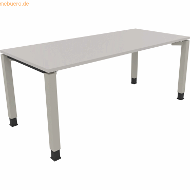 4003969078512 - Schreibtisch All in One 810033881 höhenverstellbar 68-82cm (H) rechteckig lichtgrau silberaluminium 4003969078512 Soennecke 4003969078512 - Schreibtisch All in One 810033881 höhenverstellbar 68-82cm (H) rechteckig lichtgrau silberaluminium 4003969078512 Soennecke