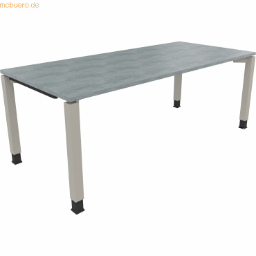 4003969078925 - Schreibtisch All in One 810035683 höhenverstellbar 68-82cm (H) rechteckig beton hell silberaluminium 4003969078925 Soenneck 4003969078925 - Schreibtisch All in One 810035683 höhenverstellbar 68-82cm (H) rechteckig beton hell silberaluminium 4003969078925 Soenneck
