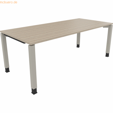 4003969078963 - Schreibtisch All in One 810035671 höhenverstellbar 68-82cm (H) rechteckig eiche natur silberaluminium 4003969078963 Soennec 4003969078963 - Schreibtisch All in One 810035671 höhenverstellbar 68-82cm (H) rechteckig eiche natur silberaluminium 4003969078963 Soennec