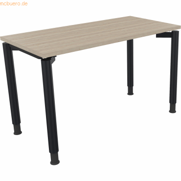 4003969079144 - Schreibtisch All in One 810036171 höhenverstellbar 68-82cm (H) rechteckig eiche natur anthrazit metallic 4003969079144 Soen 4003969079144 - Schreibtisch All in One 810036171 höhenverstellbar 68-82cm (H) rechteckig eiche natur anthrazit metallic 4003969079144 Soen
