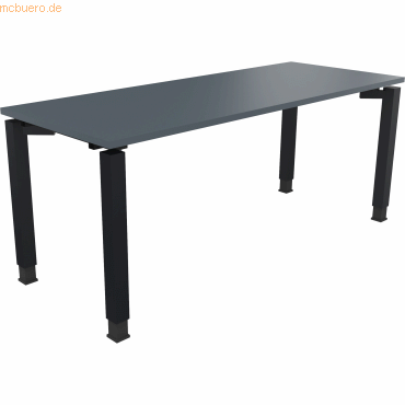 4003969079199 - Schreibtisch All in One 810033482 höhenverstellbar 68-82cm (H) rechteckig lavagrau anthrazit metallic 4003969079199 Soennec 4003969079199 - Schreibtisch All in One 810033482 höhenverstellbar 68-82cm (H) rechteckig lavagrau anthrazit metallic 4003969079199 Soennec