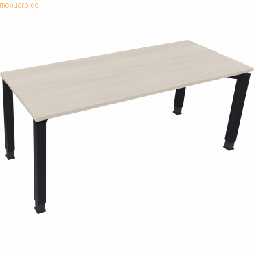 4003969079236 - Schreibtisch All in One 810033472 höhenverstellbar 68-82cm (H) rechteckig akazie hell anthrazit metallic 4003969079236 Soen 4003969079236 - Schreibtisch All in One 810033472 höhenverstellbar 68-82cm (H) rechteckig akazie hell anthrazit metallic 4003969079236 Soen