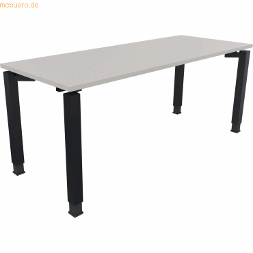 4003969079274 - Schreibtisch All in One 810033481 höhenverstellbar 68-82cm (H) rechteckig lichtgrau   anthrazit metallic 4003969079274 Soenne