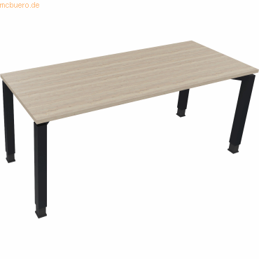 4003969079281 - Schreibtisch All in One 810033471 höhenverstellbar 68-82cm (H) rechteckig eiche natur anthrazit metallic 4003969079281 Soen 4003969079281 - Schreibtisch All in One 810033471 höhenverstellbar 68-82cm (H) rechteckig eiche natur anthrazit metallic 4003969079281 Soen
