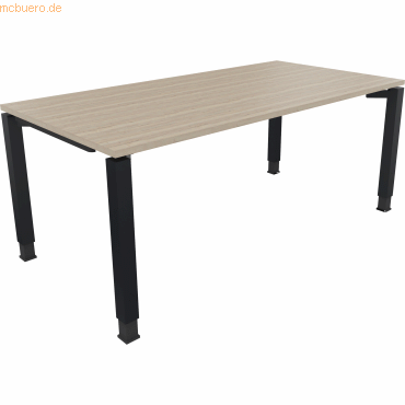 4003969079403 - Schreibtisch All in One 810034071 höhenverstellbar 68-82cm (H) rechteckig eiche natur anthrazitmetallic 4003969079403 Soenn 4003969079403 - Schreibtisch All in One 810034071 höhenverstellbar 68-82cm (H) rechteckig eiche natur anthrazitmetallic 4003969079403 Soenn