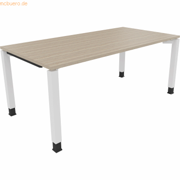 4003969079458 - Schreibtisch All in One 810034271 höhenverstellbar 68-82cm (H) rechteckig eiche natur verkehrsweiß 4003969079458 Soennecken 4003969079458 - Schreibtisch All in One 810034271 höhenverstellbar 68-82cm (H) rechteckig eiche natur verkehrsweiß 4003969079458 Soennecken