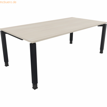 4003969079472 - Schreibtisch All in One 810034372 höhenverstellbar 68-82cm (H) rechteckig akazie hell anthrazitmetallic 4003969079472 Soenn 4003969079472 - Schreibtisch All in One 810034372 höhenverstellbar 68-82cm (H) rechteckig akazie hell anthrazitmetallic 4003969079472 Soenn