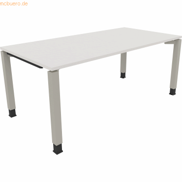 4003969079489 - Schreibtisch All in One 810034101 höhenverstellbar 68-82cm (H) rechteckig diamantweiß silberaluminium 4003969079489 Soennec 4003969079489 - Schreibtisch All in One 810034101 höhenverstellbar 68-82cm (H) rechteckig diamantweiß silberaluminium 4003969079489 Soennec