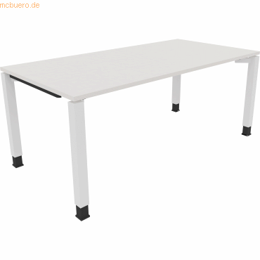 4003969079496 - Schreibtisch All in One 810034201 höhenverstellbar 68-82cm (H) rechteckig diamantweiß verkehrsweiß 4003969079496 Soennecken 4003969079496 - Schreibtisch All in One 810034201 höhenverstellbar 68-82cm (H) rechteckig diamantweiß verkehrsweiß 4003969079496 Soennecken