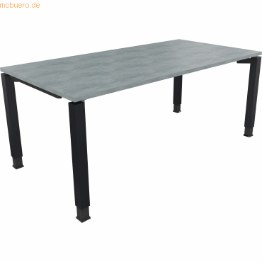 4003969079533 - Schreibtisch All in One 810034083 höhenverstellbar 68-82cm (H) rechteckig beton hell anthrazitmetallic 4003969079533 Soenne 4003969079533 - Schreibtisch All in One 810034083 höhenverstellbar 68-82cm (H) rechteckig beton hell anthrazitmetallic 4003969079533 Soenne