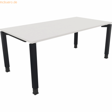 4003969079557 - Schreibtisch All in One 810034001 höhenverstellbar 68-82cm (H) rechteckig diamantweiß anthrazitmetallic 4003969079557 Soenn 4003969079557 - Schreibtisch All in One 810034001 höhenverstellbar 68-82cm (H) rechteckig diamantweiß anthrazitmetallic 4003969079557 Soenn