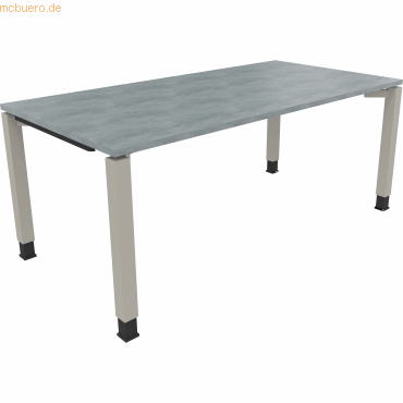 4003969079588 - Schreibtisch All in One 810034183 höhenverstellbar 68-82cm (H) rechteckig beton hell silberaluminium 4003969079588 Soenneck 4003969079588 - Schreibtisch All in One 810034183 höhenverstellbar 68-82cm (H) rechteckig beton hell silberaluminium 4003969079588 Soenneck
