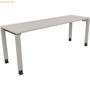 4003969079663 - Schreibtisch All in One 810034781 höhenverstellbar 68-82cm (H) rechteckig lichtgrau silberaluminium 4003969079663 Soennecke 4003969079663 - Schreibtisch All in One 810034781 höhenverstellbar 68-82cm (H) rechteckig lichtgrau silberaluminium 4003969079663 Soennecke