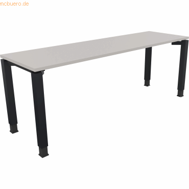 4003969079731 - Schreibtisch All in One 810034681 höhenverstellbar 68-82cm (H) rechteckig lichtgrau anthrazit metallic 4003969079731 Soenne 4003969079731 - Schreibtisch All in One 810034681 höhenverstellbar 68-82cm (H) rechteckig lichtgrau anthrazit metallic 4003969079731 Soenne