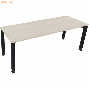 4003969079755 - Schreibtisch All in One 810034972 höhenverstellbar 68-82cm (H) rechteckig akazie hell anthrazit metallic 4003969079755 Soen 4003969079755 - Schreibtisch All in One 810034972 höhenverstellbar 68-82cm (H) rechteckig akazie hell anthrazit metallic 4003969079755 Soen