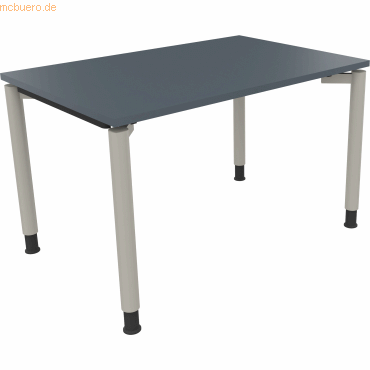 4003969079915 - Schreibtisch All in One 810036882 höhenverstellbar 68-82cm (H) rechteckig lavagrau silberaluminium 4003969079915 Soennecken 4003969079915 - Schreibtisch All in One 810036882 höhenverstellbar 68-82cm (H) rechteckig lavagrau silberaluminium 4003969079915 Soennecken