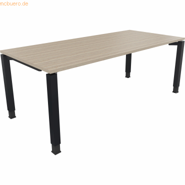 4003969080041 - Schreibtisch All in One 810035571 höhenverstellbar 68-82cm (H) rechteckig eiche natur anthrazitmetallic 4003969080041 Soenn 4003969080041 - Schreibtisch All in One 810035571 höhenverstellbar 68-82cm (H) rechteckig eiche natur anthrazitmetallic 4003969080041 Soenn