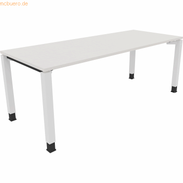 4003969080065 - Schreibtisch All in One 810035401 höhenverstellbar 68-82cm (H) rechteckig diamantweiß verkehrsweiß 4003969080065 Soennecken 4003969080065 - Schreibtisch All in One 810035401 höhenverstellbar 68-82cm (H) rechteckig diamantweiß verkehrsweiß 4003969080065 Soennecken