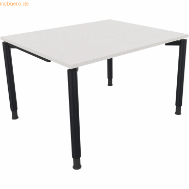 4003969080249 - Schreibtisch All in One 810035801 höhenverstellbar 68-82cm (H) rechteckig diamantweiß   anthrazitmetallic 4003969080249 Soenn