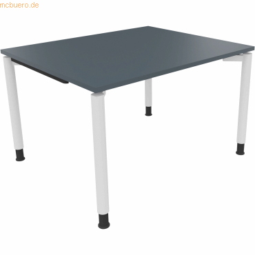 4003969080287 - Schreibtisch All in One 810036082 manuell höhenverstellbar 68-82cm (H) 120x100cm (BxT) rechteckig lavagrau verkehrsweiß 4 4003969080287 - Schreibtisch All in One 810036082 manuell höhenverstellbar 68-82cm (H) 120x100cm (BxT) rechteckig lavagrau verkehrsweiß 4