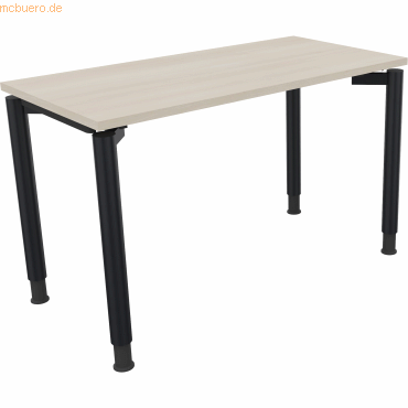 4003969080362 - Schreibtisch All in One 810036172 höhenverstellbar 68-82cm (H) rechteckig akazie hell anthrazit metallic 4003969080362 Soen 4003969080362 - Schreibtisch All in One 810036172 höhenverstellbar 68-82cm (H) rechteckig akazie hell anthrazit metallic 4003969080362 Soen