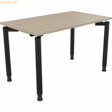 4003969080409 - Schreibtisch All in One 810036471 höhenverstellbar 68-82cm (H) rechteckig eiche natur anthrazit metallic 4003969080409 Soen 4003969080409 - Schreibtisch All in One 810036471 höhenverstellbar 68-82cm (H) rechteckig eiche natur anthrazit metallic 4003969080409 Soen