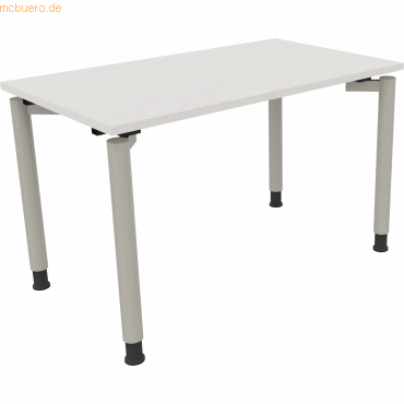 4003969080522 - Schreibtisch All in One 810036501 höhenverstellbar 68-82cm (H) rechteckig diamant weiß silberaluminium 4003969080522 Soenne 4003969080522 - Schreibtisch All in One 810036501 höhenverstellbar 68-82cm (H) rechteckig diamant weiß silberaluminium 4003969080522 Soenne