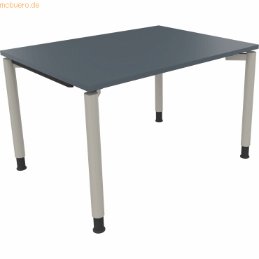 4003969080935 - Schreibtisch All in One 810037182 höhenverstellbar 68-82cm (H) rechteckig lavagrau silberaluminium 4003969080935 Soennecken 4003969080935 - Schreibtisch All in One 810037182 höhenverstellbar 68-82cm (H) rechteckig lavagrau silberaluminium 4003969080935 Soennecken